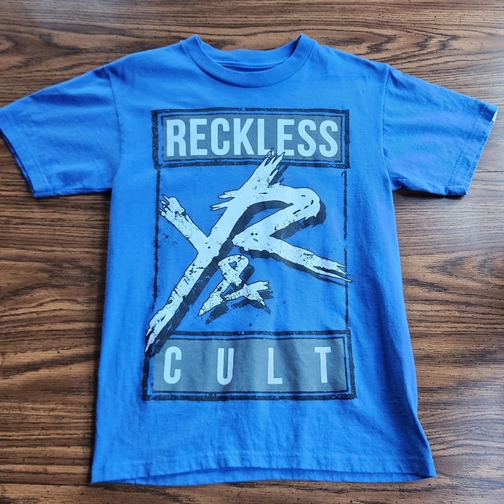Young & Reckless Blue "Reckless Cult" Graphic T-Shirt